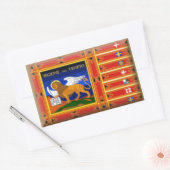 ヴェネト国旗 長方形シール (封筒)