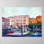 ヴェネ絵を描ツィアのドルソドゥロからボート ポスター (正面)