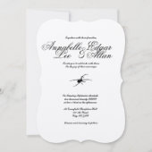 ヴェノムス - エレガントなゴシックウェディング招待状 招待状 (正面)