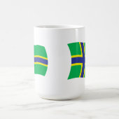 ヴェプシ人旗マグカップ コーヒーマグカップ (中央)