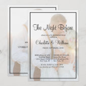 ヴェラエレガントム·オーバーレイ·フォト·リハーサル·ディナー 招待状 (正面/裏面)