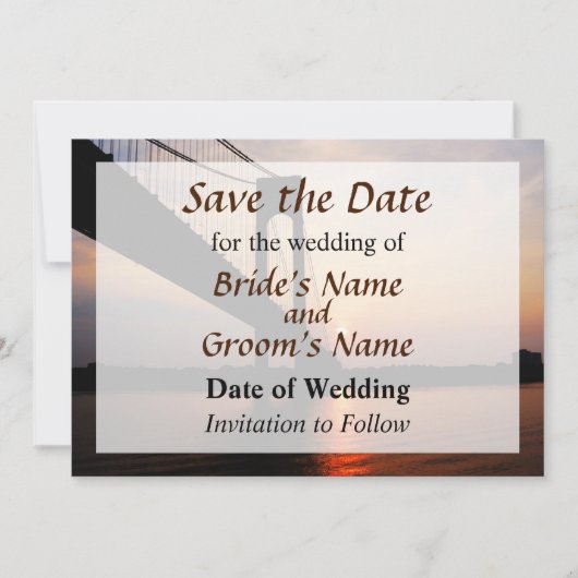 ヴェラザノブリッジアットドーンセーブザデート セーブザデート (正面)