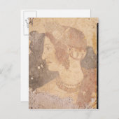 ヴェリアという若い女性の頭 ポストカード (正面/裏面)