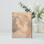 ヴェリアという若い女性の頭 ポストカード (スタンド正面)