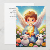 ヴェリコノチェネヴォシュシルニースz verskim sporochilom holida シーズンカード (正面/裏面)