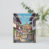ヴェリコ・タルノヴォの路地 ブルガリア ポストカード (スタンド正面)