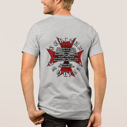 ヴェリタス+エクイタス トライブレンドTシャツ (裏面)