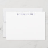 ヴェリペリ薄紫フラワーガーデンノテカード ノートカード (正面)