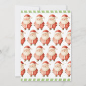 ヴェリメリーー誕生日サンタクロース 招待状 (裏面)