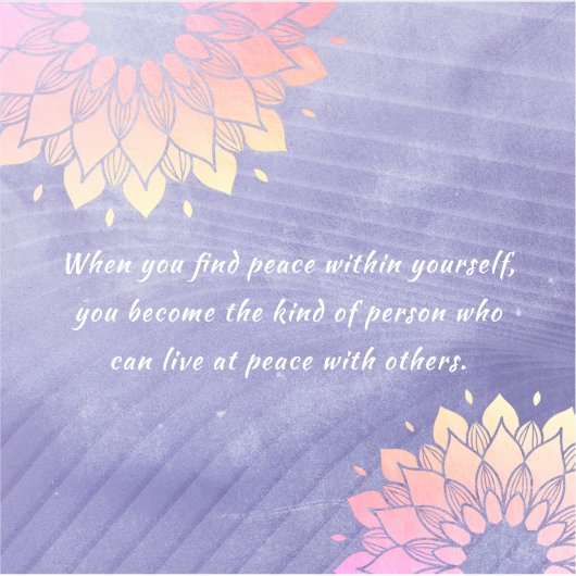 ヴェリーペリヨガインストラクターバラ金ゴールド引用文 シール (正面)