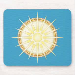 ヴェルギナ太陽(Star of Vergina) マウスパッド