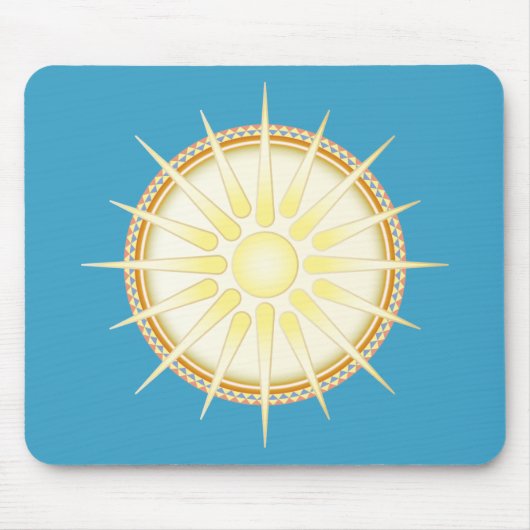 ヴェルギナ太陽(Star of Vergina) マウスパッド (正面)