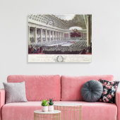 ヴェルサイユのエステート全般のオープン キャンバスプリント (インサイチュ (リビング))