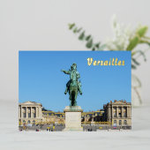 ヴェルサイユのルイ14世の騎士像 箔シーズンカード (立ち正面)