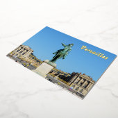 ヴェルサイユのルイ14世の騎士像 箔シーズンカード (回転した状態)