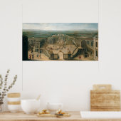 ヴェルサイユの景色を望む広場 ポスター (キッチン)