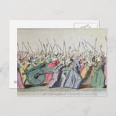 ヴェルサイユへの女たちの行進 ポストカード (正面/裏面)