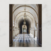 ヴェルサイユ城の仏像が集まる廊下 ポストカード (正面)