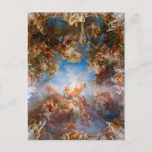 ヴェルサイユ城館のヘラクレスのアポテアシス ポストカード (正面)