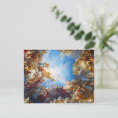 ヴェルサイユ絵画シャトーのヘラクレス天井 ポストカード (スタンド正面)