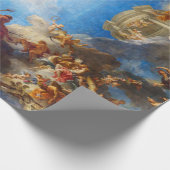 ヴェルサイユ絵画シャトーのヘラクレス天井 ラッピングペーパー (角)