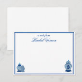 ヴェルサイユ シノワズリー ジンジャージャー モノグラム ヴィー サンキューカード (正面/裏面)