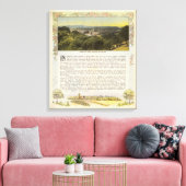 ヴェルソアラメダ郡、オークランドとベイ キャンバスプリント (インサイチュ (リビング))