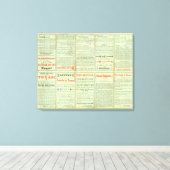 ヴェルソ州テキサス州 キャンバスプリント (インサイチュ (ウッドフロア))