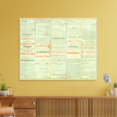 ヴェルソ州テキサス州 キャンバスプリント (インサイチュ (リビング))