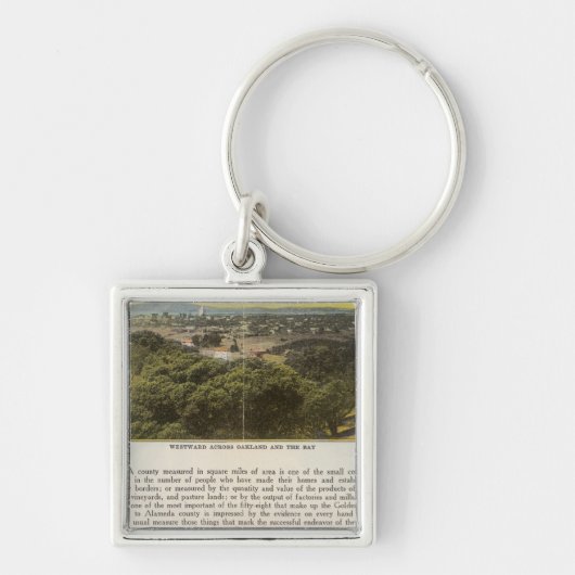 ヴェルソ·アラメダ郡、オークランド、湾 キーホルダー (正面)