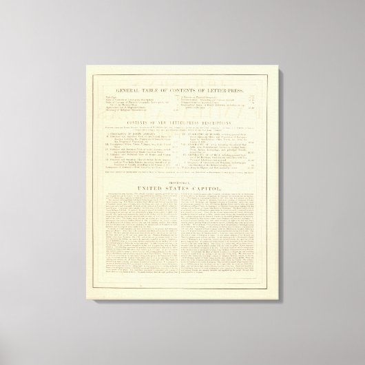 ヴェルソ・ジョンソンの新図解入りの、写真付きの家族アトラス キャンバスプリント (正面)