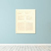 ヴェルソ・ジョンソンの新図解入りの、写真付きの家族アトラス キャンバスプリント (インサイチュ (ウッドフロア))