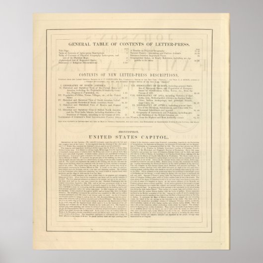 ヴェルソ・ジョンソンの新図解入りの、写真付きの家族アトラス ポスター (正面)