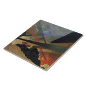 ヴェルダンの戦い (第一次世界大戦の戦闘シーン) (Vallotton 作) タイル (側面)