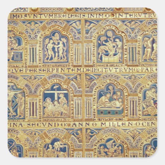 ヴェルダンの祭壇、装飾的な描写 スクエアシール (正面)