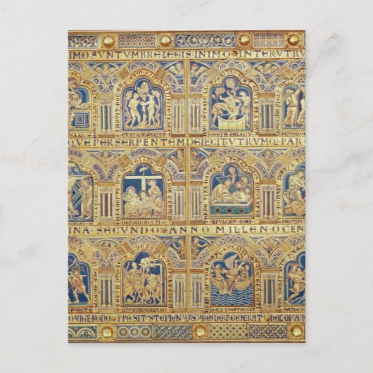 ヴェルダンの祭壇、装飾的な描写 ポストカード (正面)