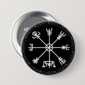 ヴェルディシュン古代アイスランドの保護シンボル 缶バッジ (正面&裏面)