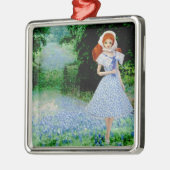 ヴェルディテキサス州ヒルカントリーブルーボネット メタルオーナメント (左)