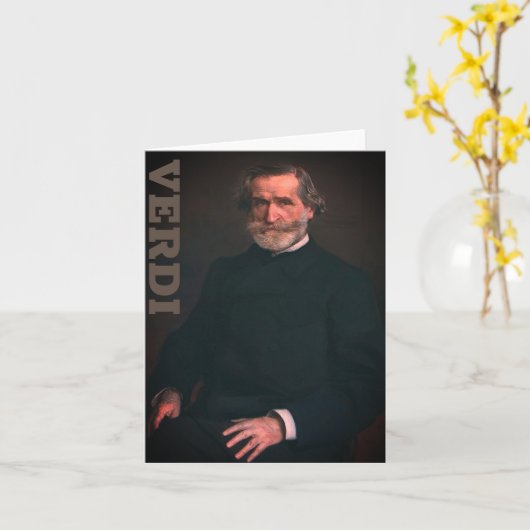 ヴェルディ カード (黄色い花)