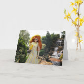 ヴェルディ、ヒューストンマウンテン秋パーク、初期春 カード (黄色い花)