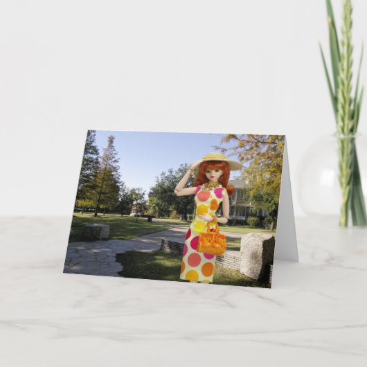 ヴェルディ、9月サムヒューストン公園 カード (正面)