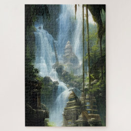 ヴェルデクロフトカスケードウォーターフォールアート ジグソーパズル