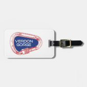 ヴェルドンゴルジュフランスロック登山カラビナー ラゲッジタグ (正面横)