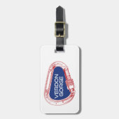 ヴェルドンゴルジュフランスロック登山カラビナー ラゲッジタグ (正面縦)