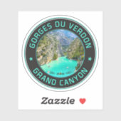 ヴェルドン渓谷 - les Gorges du Verdon 旅行 シール (シート)