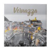 ヴェルナッツァチンクテッレリグーリアイタリアファインアートギフト タイル (正面)