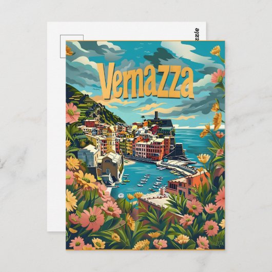 ヴェルナッツァチンクテレイタリア ポストカード (正面/裏面)