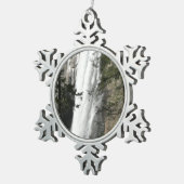 ヴェルナル滝IIIアットヨセミテ国立公園 スノーフレークピューターオーナメント (右)