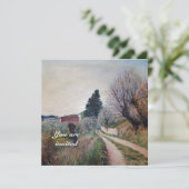 ヴェルナレーゼの最も早い春 / トスカーナの風景 招待状 (スタンド正面)