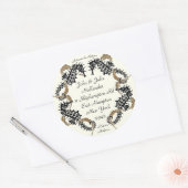 ヴェルヌイユアールヌーボーシーホース住所 シール (封筒)